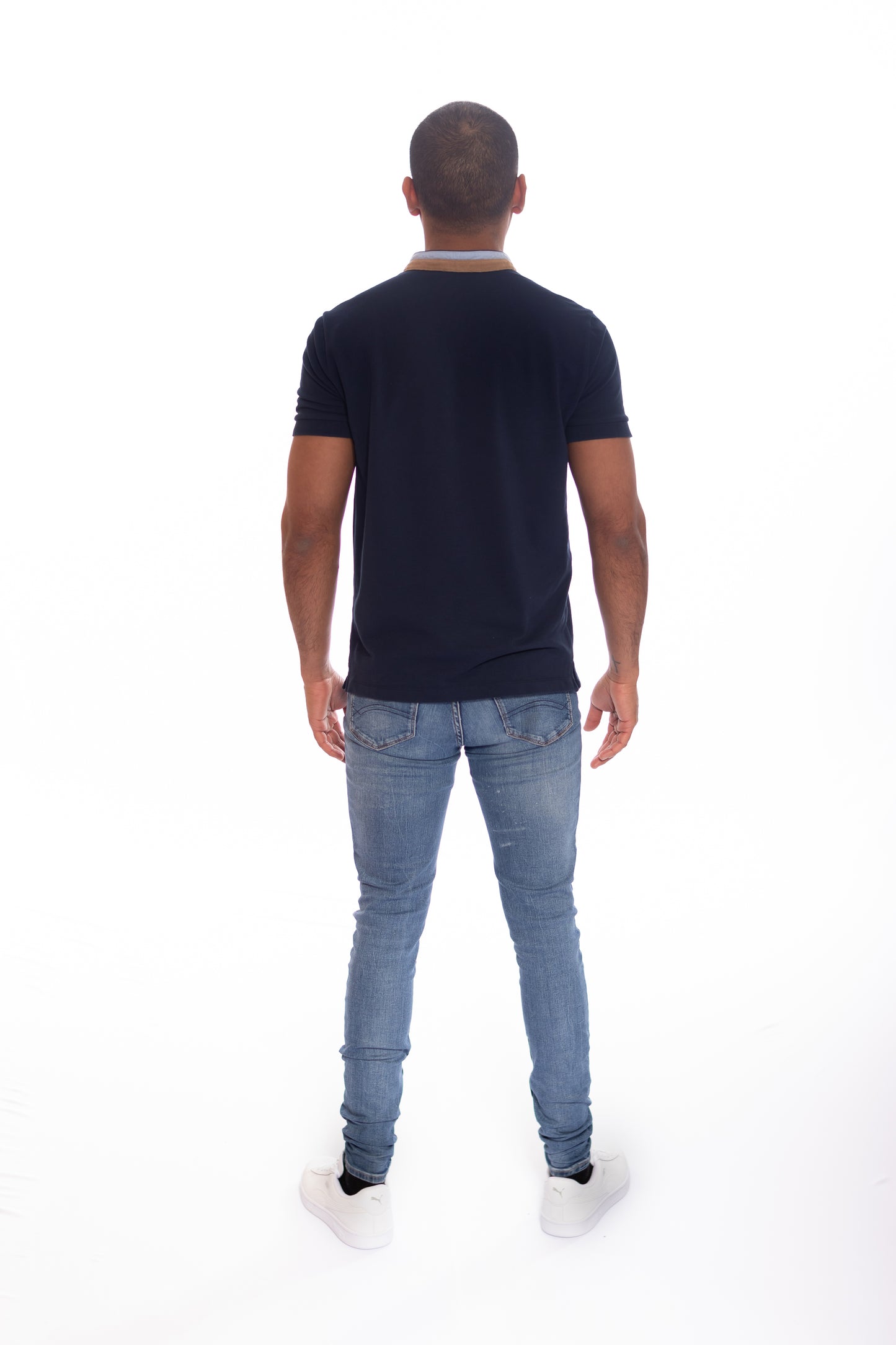 Missity | T-Shirt mit Stehkragen | Limited Edition Blue