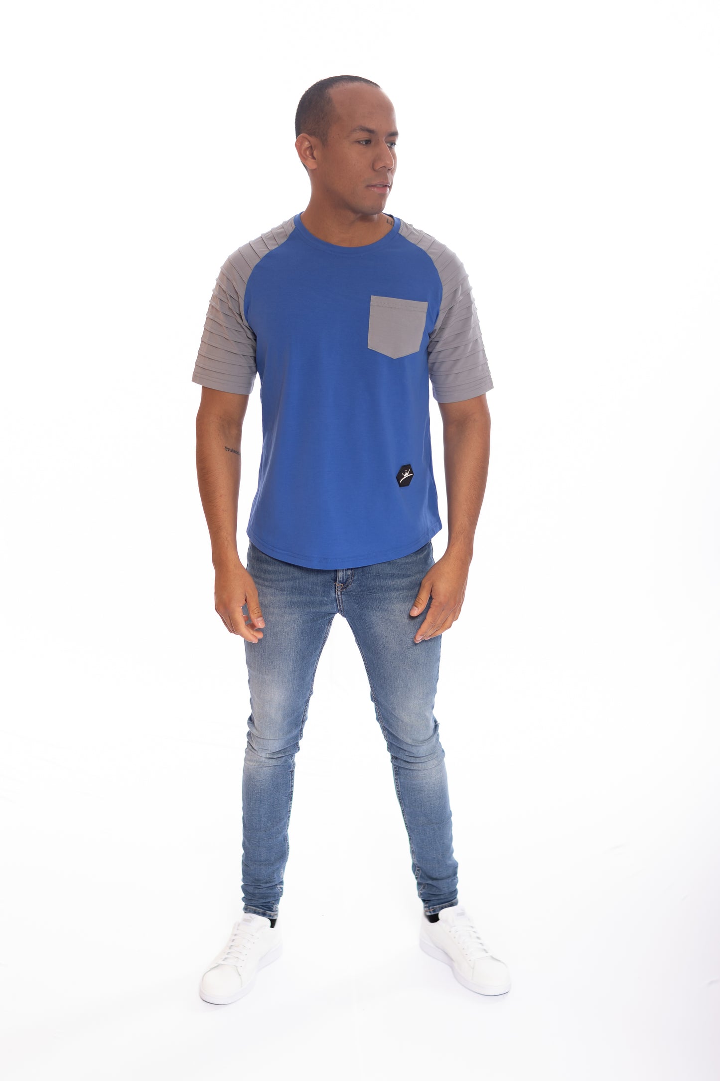 MISSITY | Rippled T-Shirt | Limited Edition Blue-Grey | SS23