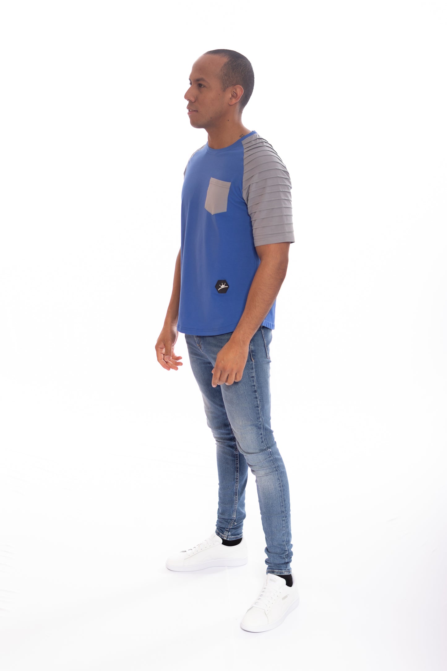 MISSITY | Rippled T-Shirt | Limited Edition Blue-Grey | SS23