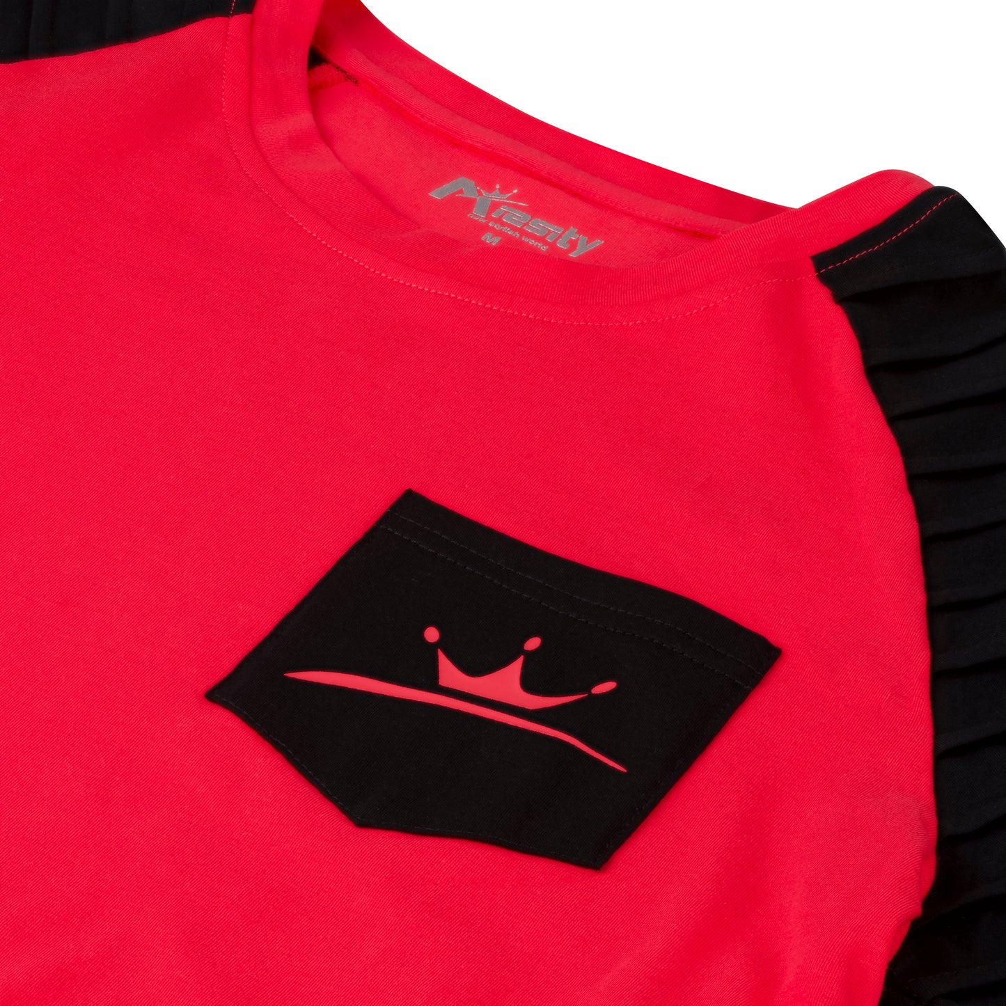 MISSITY | Rippled T-Shirt | Limited Edition Red-Black | SS23